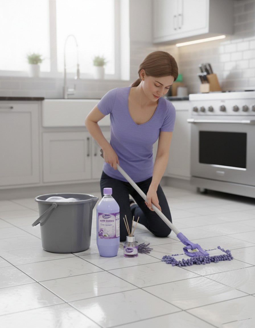 ShinyDaze™ Lavender Floor Cleaner Liquid 1 Litre Each | Home, Office & Shop Floor Cleaning Liquid | Fresh Aroma | Pack of 2