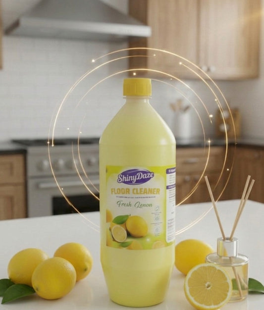 ShinyDaze™ Lemon Floor Cleaner Liquid 1 Litre Each | Premium Floor Safai Liquid for Home, Office & Shops | Sparkling Shine & Fresh Aroma | Pack of 2