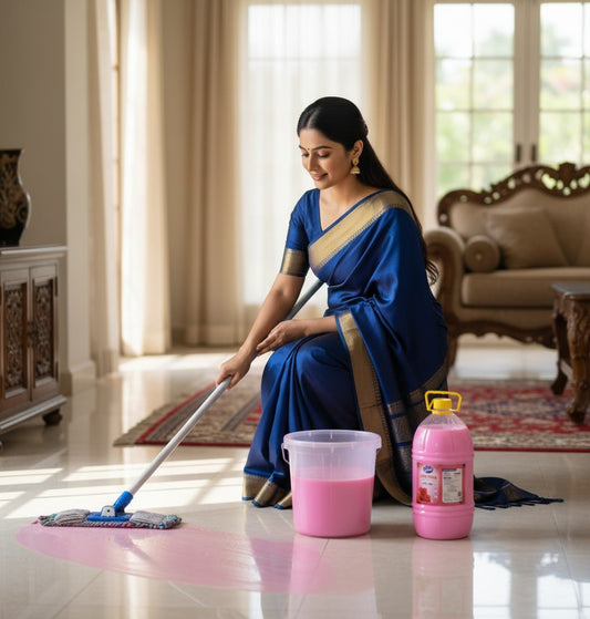 ShinyDaze Rose Fragrance Liquid Floor Cleaner 5 Liter | Premium Fresh Rose Aroma | Sparkling Clean Floors for Home & Office