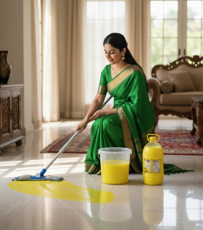 ShinyDaze™ Fresh Lemon Fragrance Liquid Floor Cleaner 5 Liter | Powerful Deep Cleaning | Long Lasting Freshness & Sparkling Shine