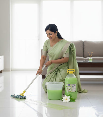 ShinyDaze™ Jasmine Fragrance Floor Cleaner 5 Liter | Premium Liquid Floor Cleaner for Home & Office | Long Lasting Fresh Aroma | Multi-Surface Use | Floor Cleaner