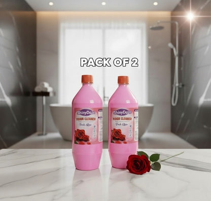 ShinyDaze™ Brand Rose Floor Cleaner Liquid 1 Litre Each | Home, Office & Shop Floor Cleaning Liquid | Fresh Aroma | Pack of 2
