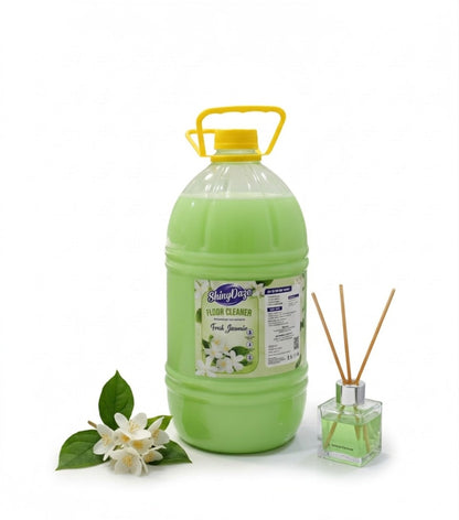 ShinyDaze™ Jasmine Fragrance Floor Cleaner 5 Liter | Premium Liquid Floor Cleaner for Home & Office | Long Lasting Fresh Aroma | Multi-Surface Use | Floor Cleaner