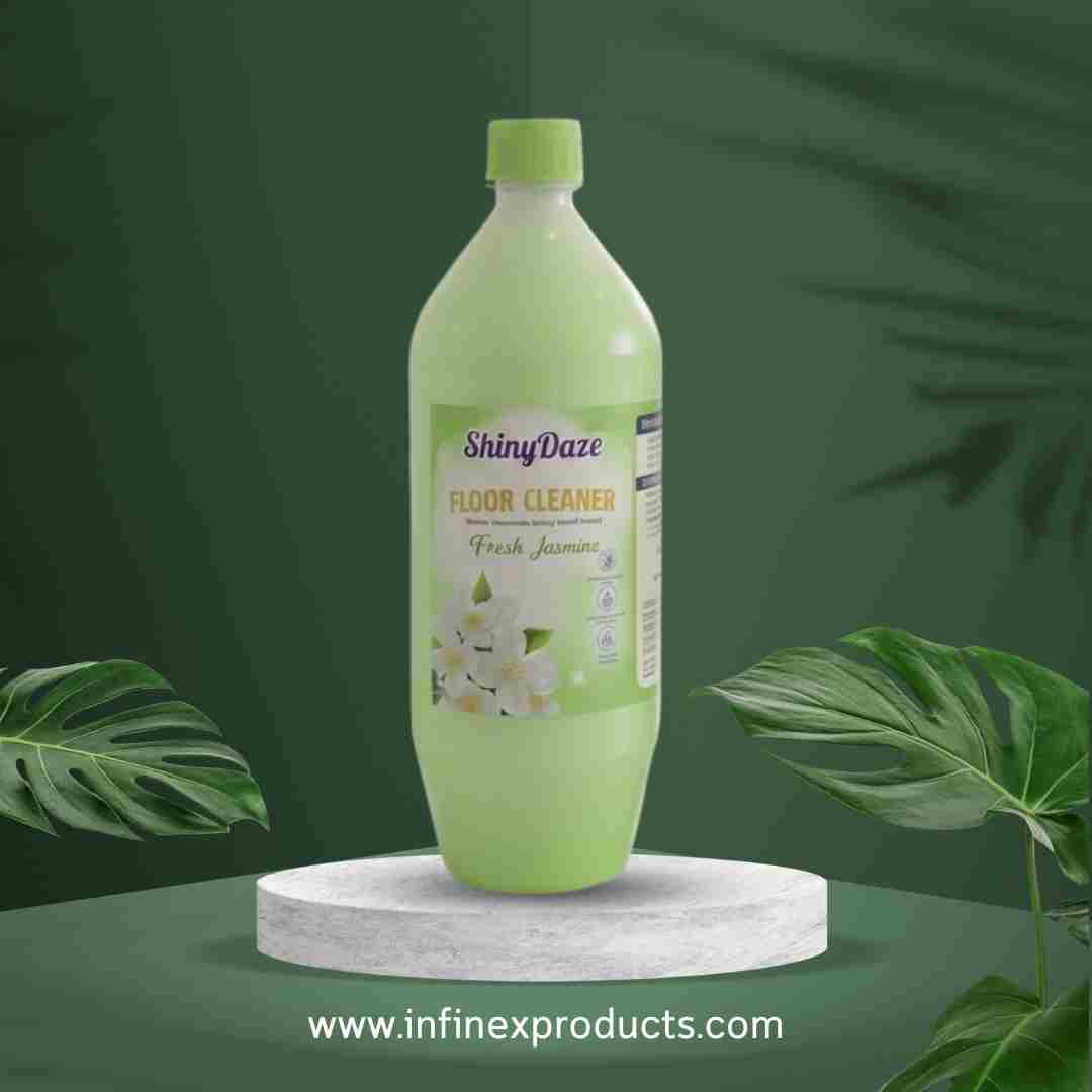 ShinyDaze™ Jasmine Floor Cleaner Liquid 1 Litre | Premium Floor Safai Liquid for Home, Office & Shops | Sparkling Shine & Fresh Aroma | Pack of 4