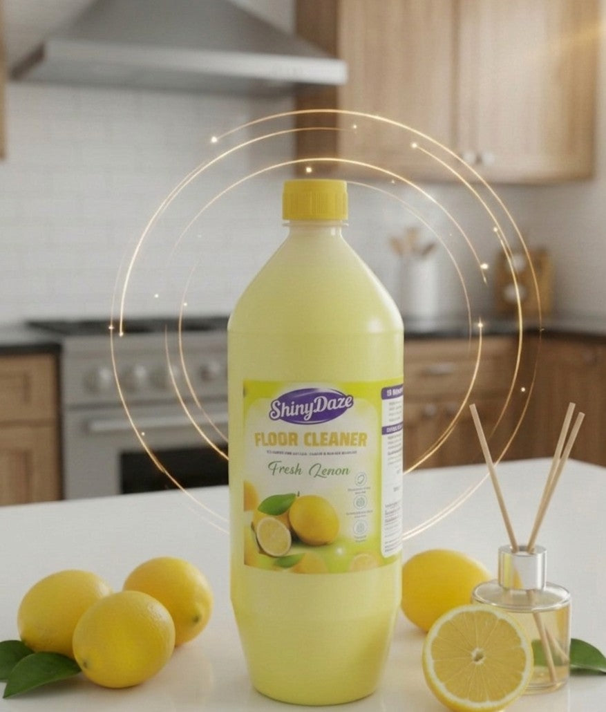 ShinyDaze™ Lemon Floor Cleaner Liquid 1 Litre Each | Premium Floor Safai Liquid for Home, Office & Shops | Sparkling Shine & Fresh Aroma | Pack of 2