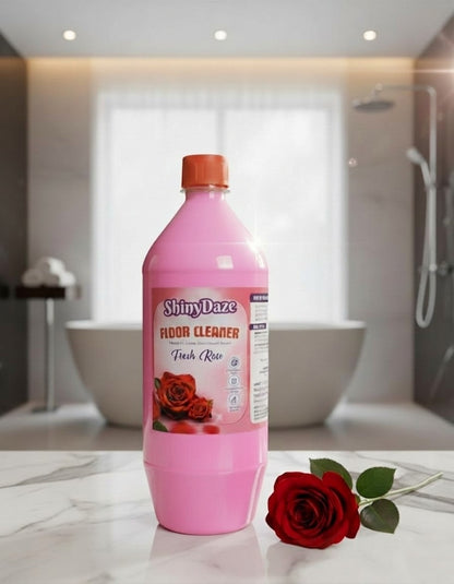ShinyDaze™ Brand Rose Floor Cleaner Liquid 1 Litre Each | Home, Office & Shop Floor Cleaning Liquid | Fresh Aroma | Pack of 2